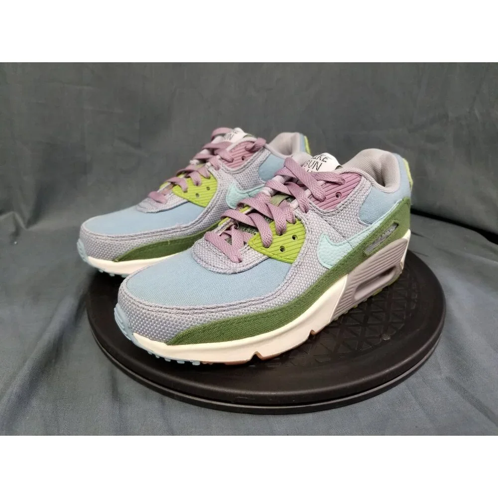 Nike Air Max 90 SE Sun Club Treeline (GS) Size 5.5Y DISPLAY NEW NO BOX! - Picture 4 of 13